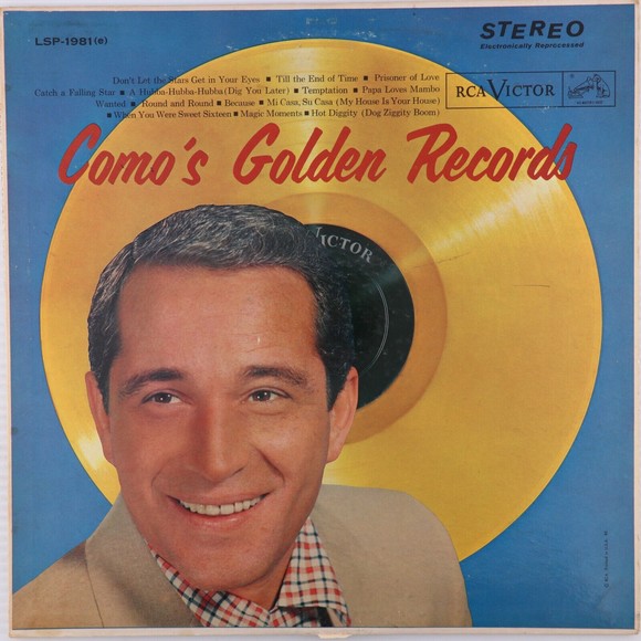 Perry Como's Golden Records - Reissue 12" Vinyl LP Record LSP-1981(e) - Picture 1 of 16